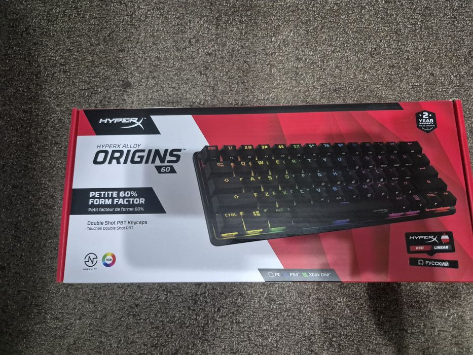 Продам клавиатуру HyperX Alloy Origins 60