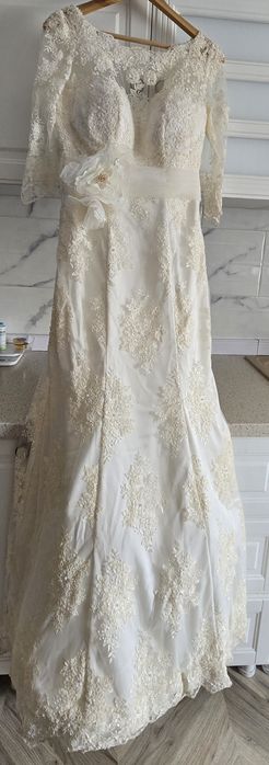 Rochie de mireasa ivoire model 2017 deosebit