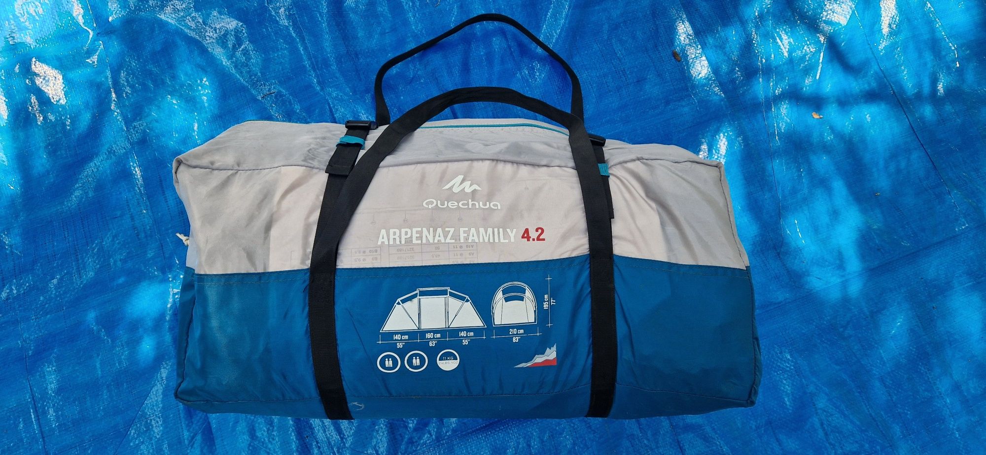 Палатка 4 местна Decathlon Queshua  Arpenaz Family 4.2
