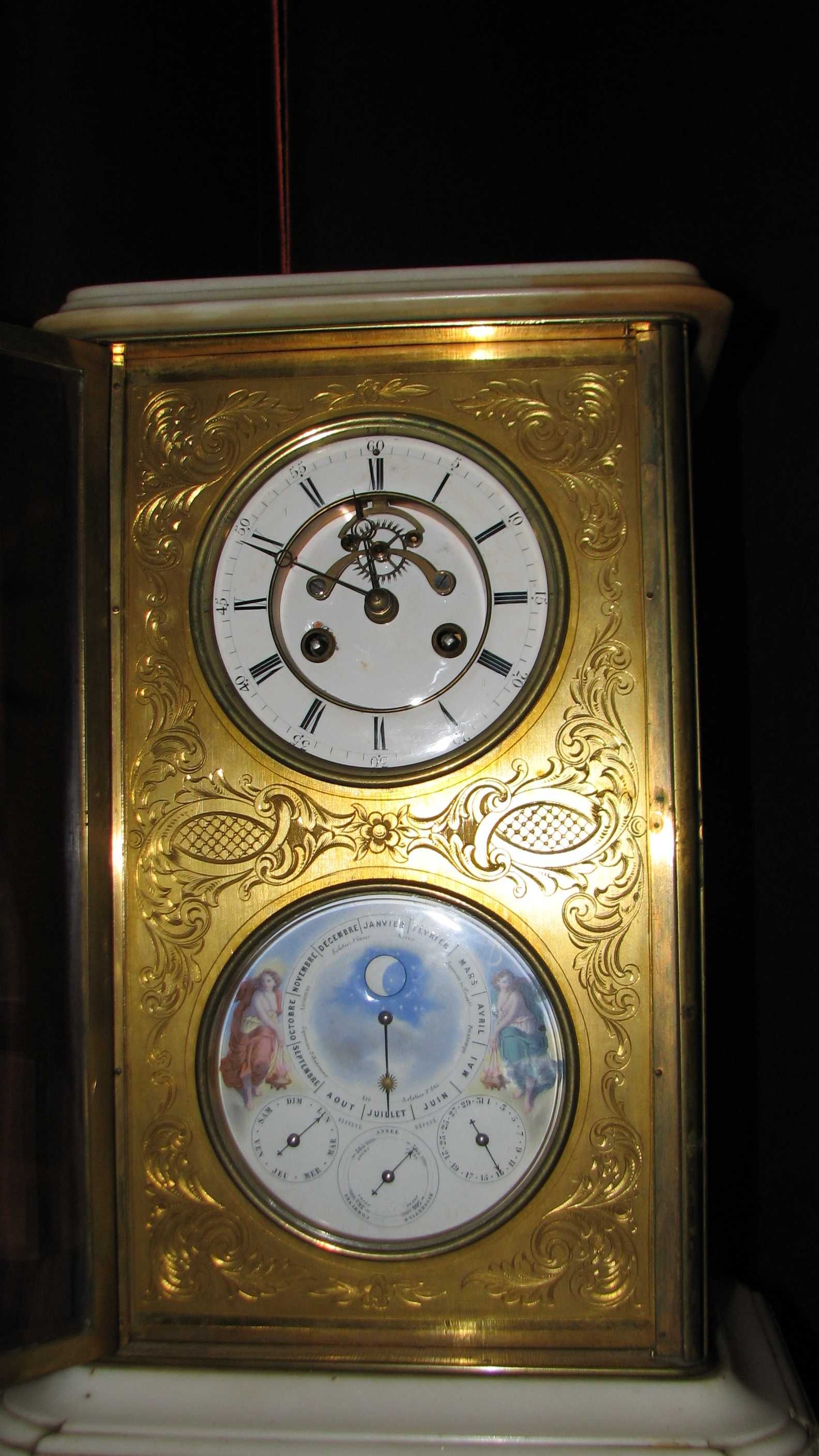 A. A. BROCOT et DELETTREZ à Paris Ceas astronomic cu calendar perpetuu
