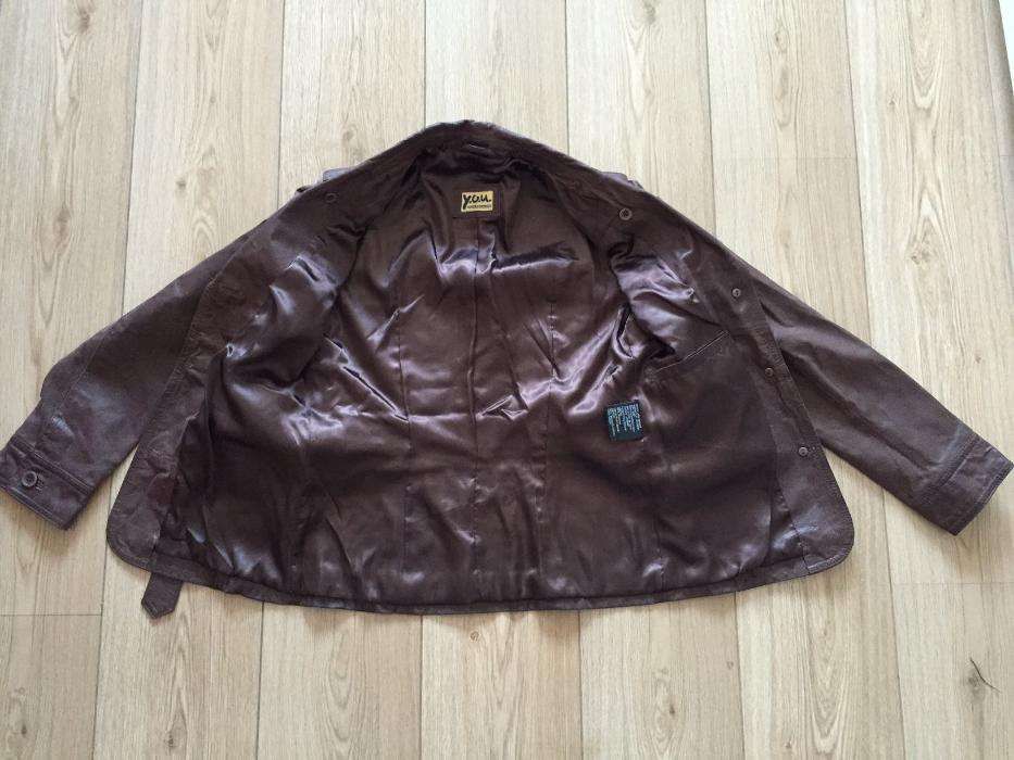Geaca / jacheta piele dama maro - masura 34-36 (XS-S) - ca noua