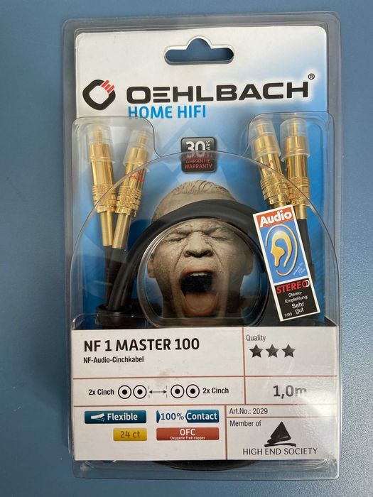 Стерео аудио High End кабел OEHLBACH NF 1 MASTER 100