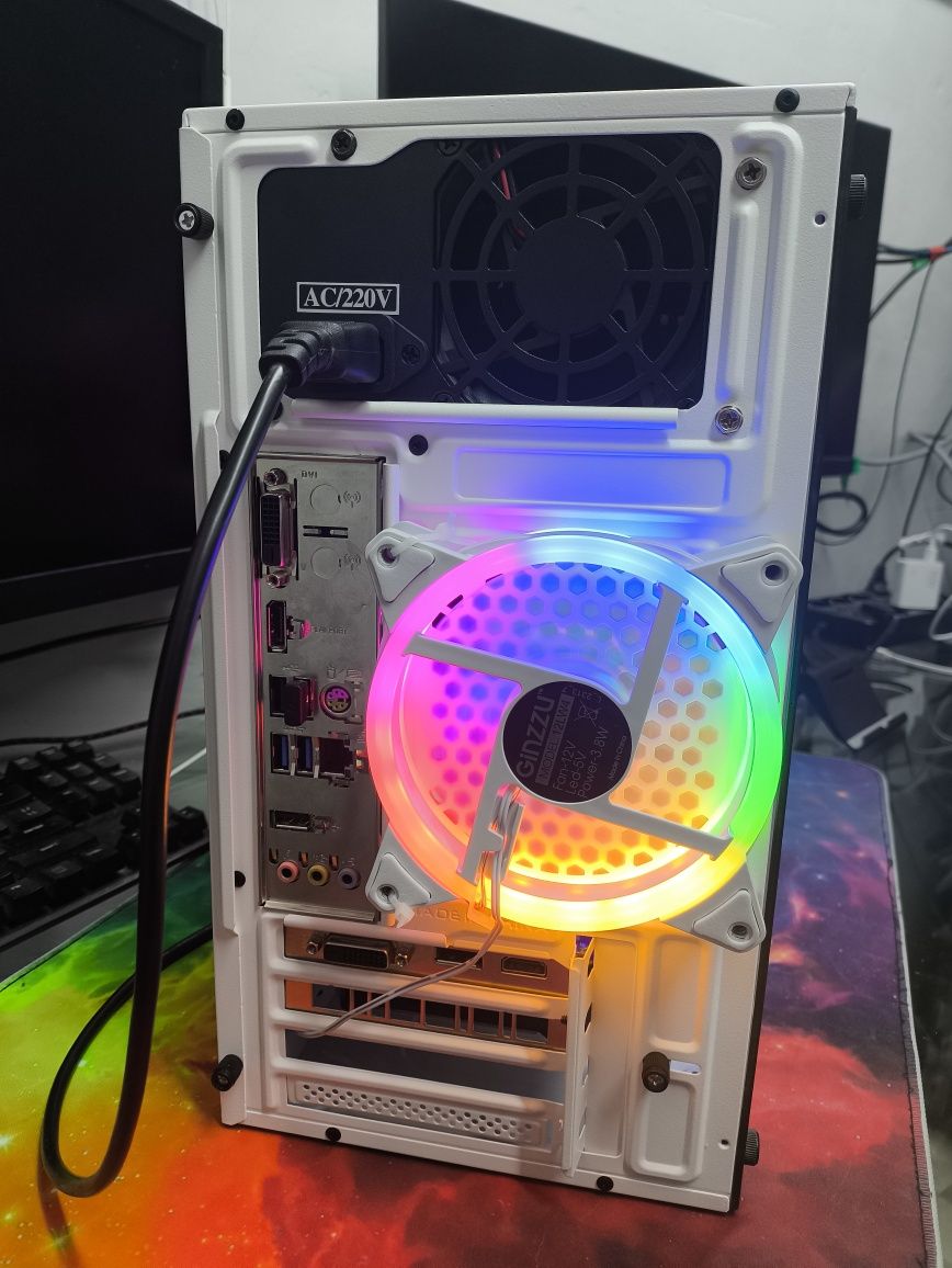 Игровой ПК(компьютер) Intel 8100/DDR4 8Gb/1650GTX/m2/SSD/500w/win 10.