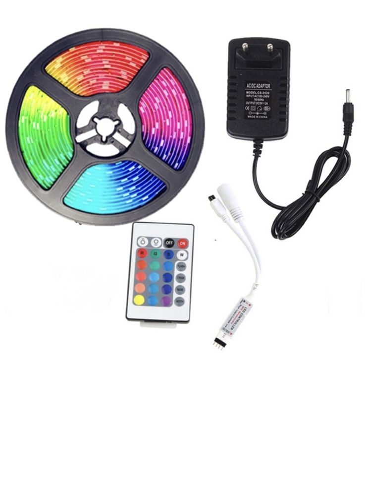 Banda  Led RGB multicolora de 10m, cu telecomanda