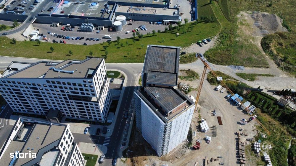 Studio de vânzare, 35m² + 3m² balcon, Skyline City!