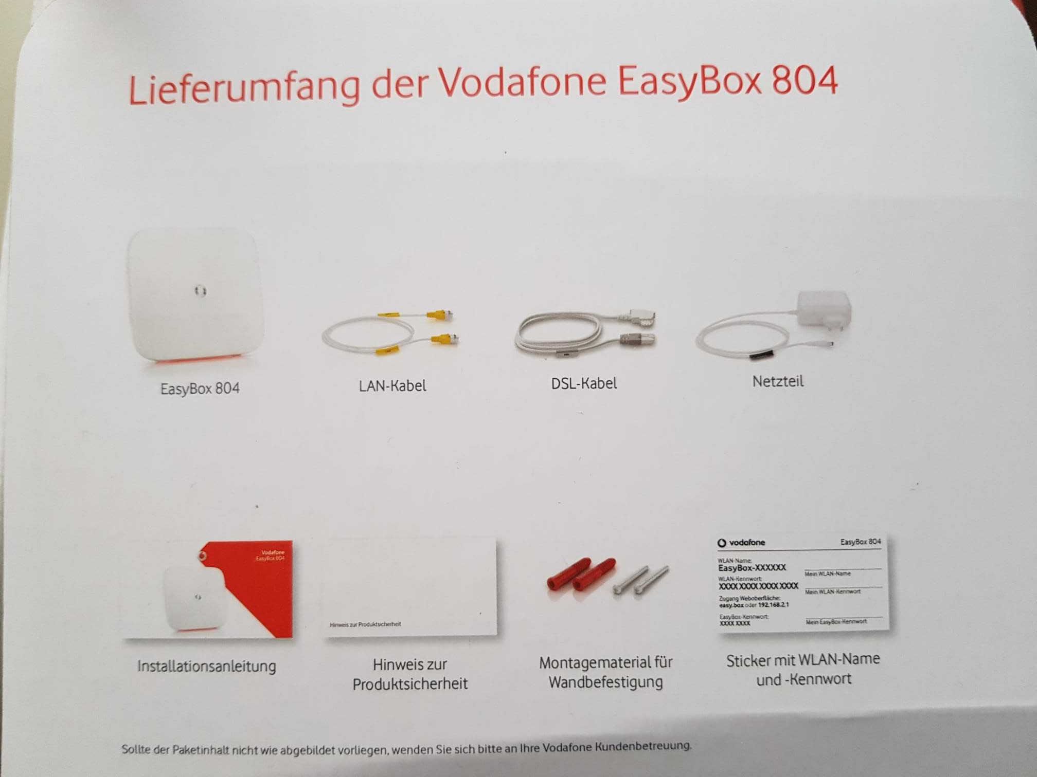 Router Vodafone EasyBox 804