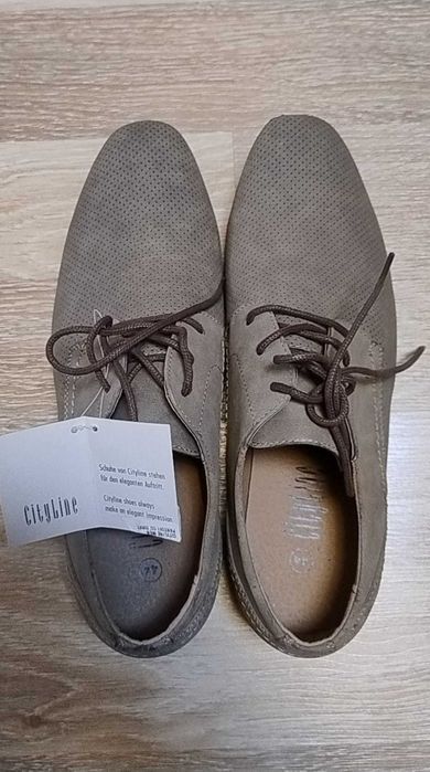 Pantofi bărbătești City Line, mărimea 44, maro