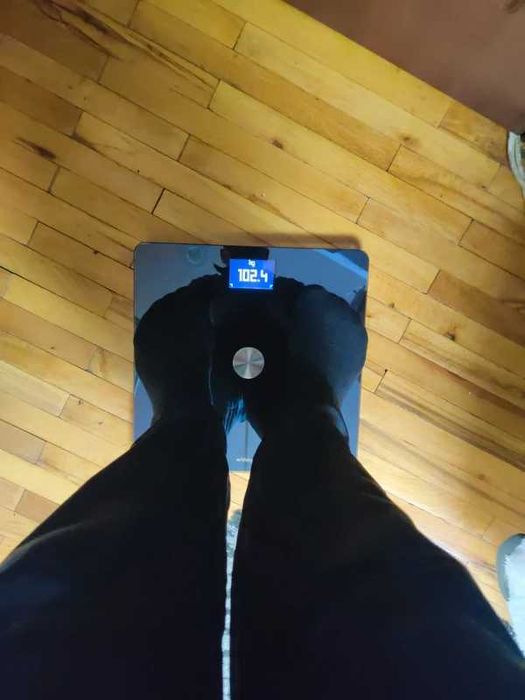 Withings WBS05 Body+ Smart Bathroom Scale with Body Fat Counter Black