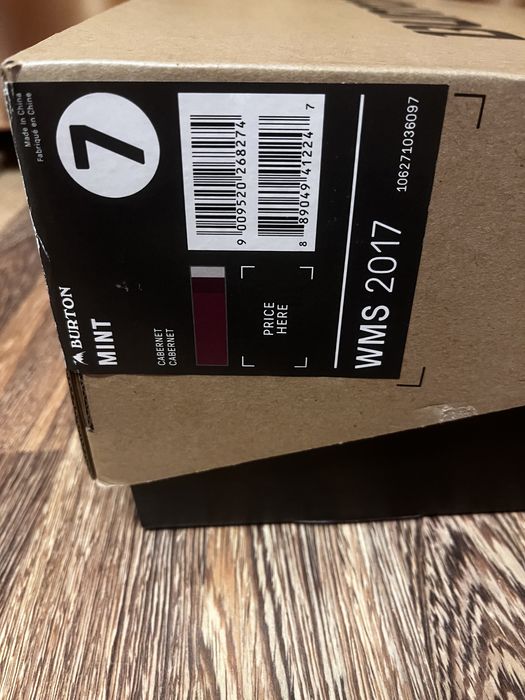 Boots snowboard burton mint 38