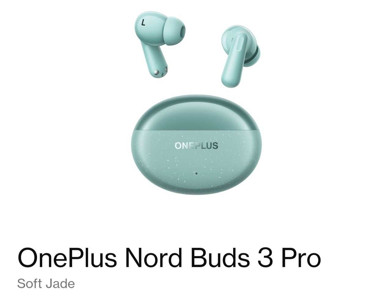 OnePlus Nord Buds 3 Pro. Soft Jade.