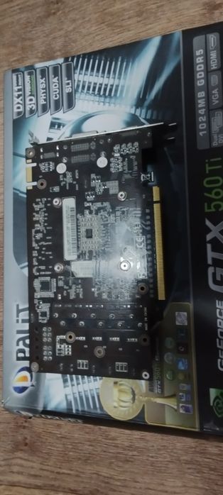 Продам нерабочую видеокарту GTX-560TI PALIT