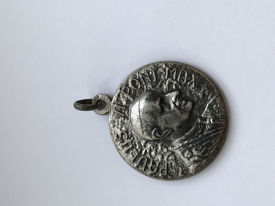 Medalion religios cu Papa Paulus al VI-lea