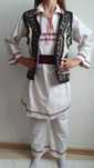 Costum popular copii (baiat) camasa cu pantalon, vesta