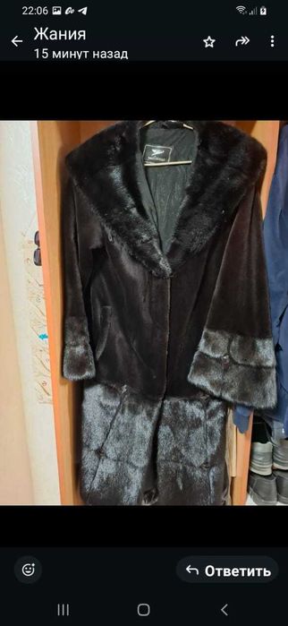 продаю шубу норковую в хорошем состоянии
