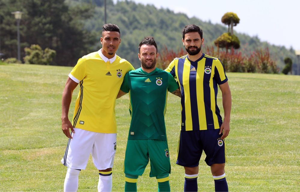 Adidas Fenerbahce 2017/18 Third Jersey ОРИГИНАЛНА футболна фланелка L