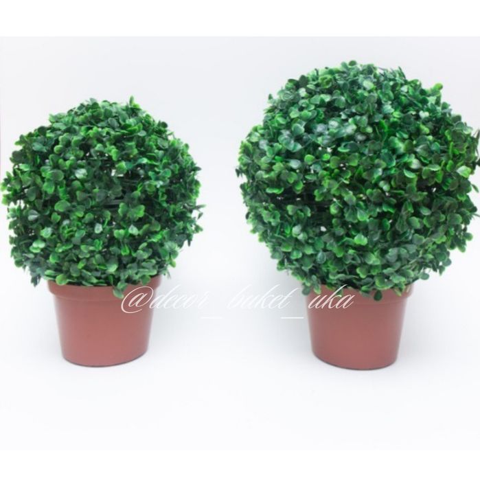 Искусственное дерево самшит шар декор подарок