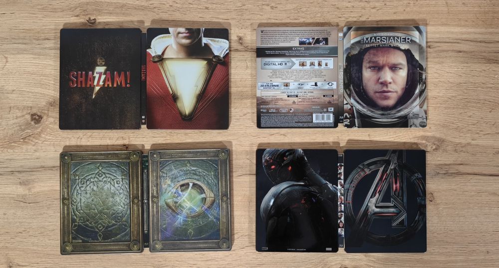 Bluray Shazam 3D Doctor Strange 3D Martian 3D Avengers Age of Ultron