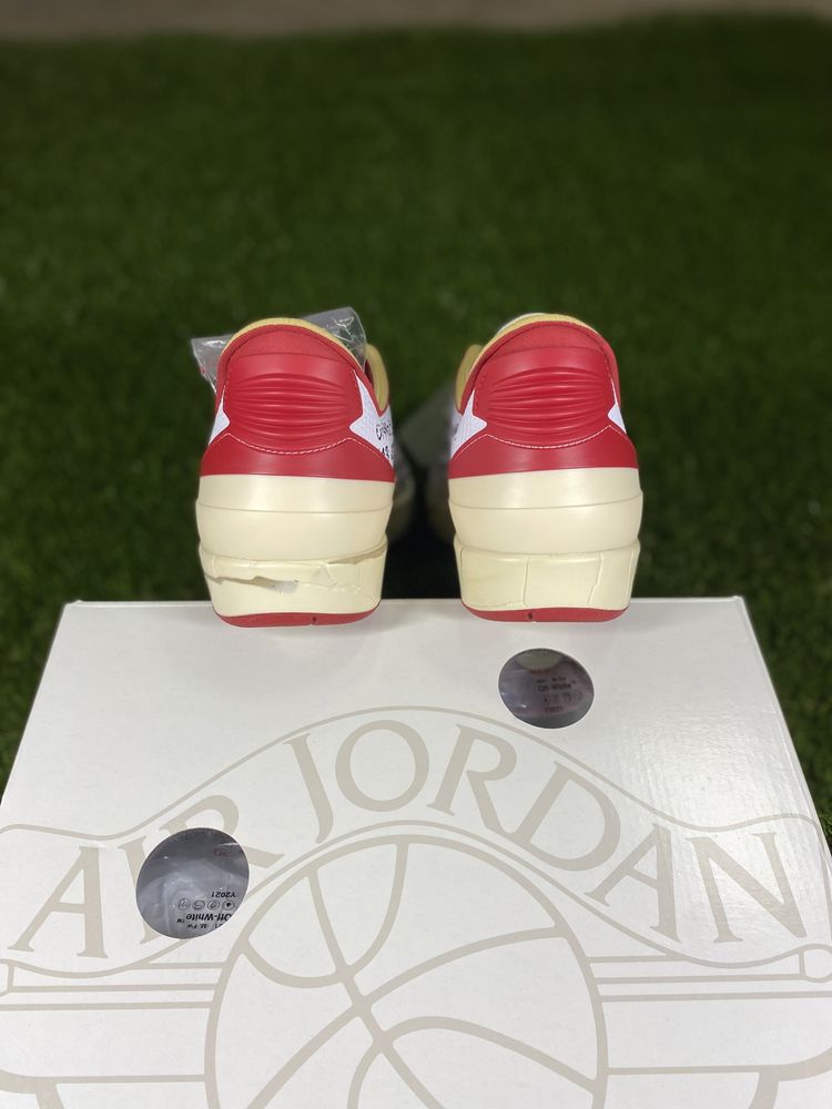 Jordan 2 Low Off-White White Red