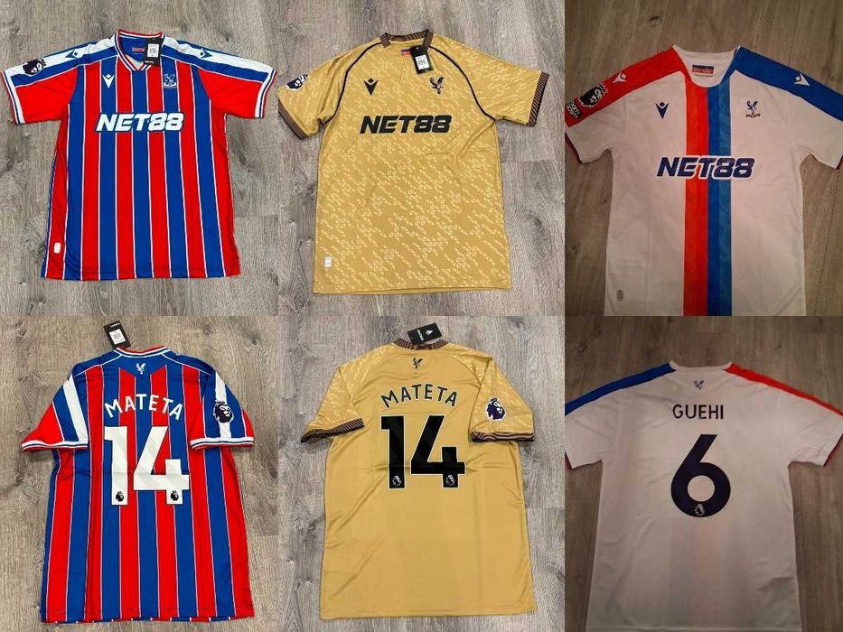 Tricou fotbal Crystal Palace - personalizat cu jucatorul preferat