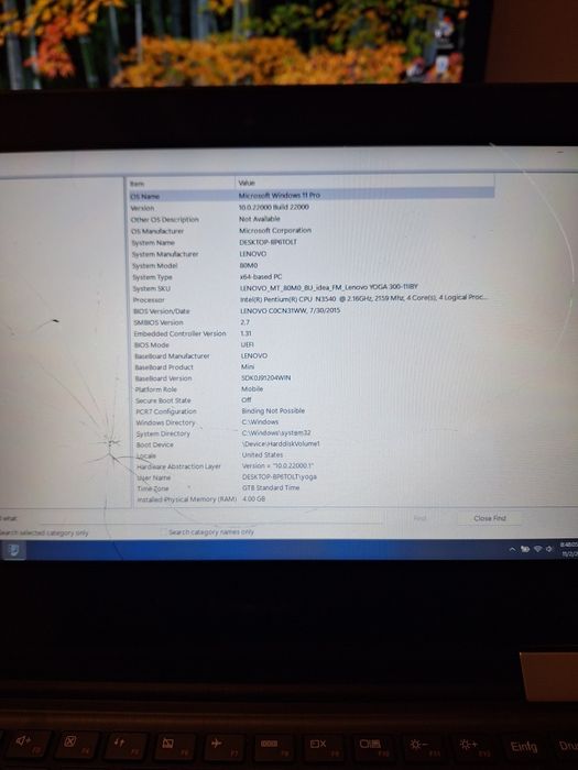 Laptop Lenovo Yoga 300 , 11.6" , 4 GB , HDD 500 GB