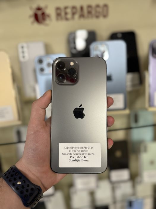 iPhone 12 pro max - 128gb - graphite