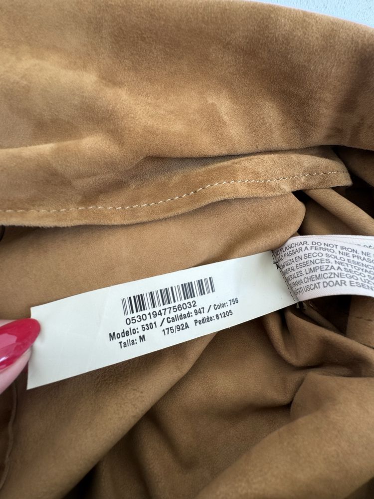 Rochie Massimo Dutti piele naturală caprină