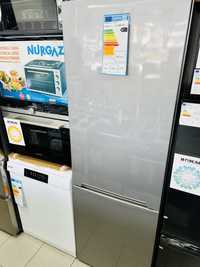 Хладилник с фризер A+++ инокс НОВ 60месеца гаранция Vestel /VOX/Sharp