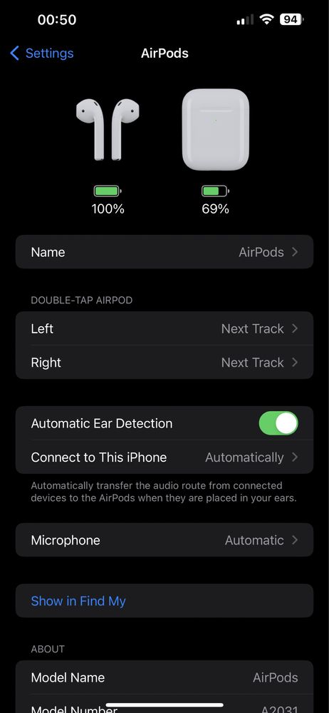 Casti Apple Airpods 2 ( wireless )