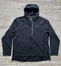 Jacheta/Windbreaker cu gluga Under Armour Unstoppable negru, XXL