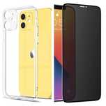 Iphone 12/13/14/15 PRO Husa Super Slim Case + Folie Protective Glass