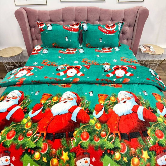 Lenjerie de pat cocolino 4 piese cu cearceaf pe elastic