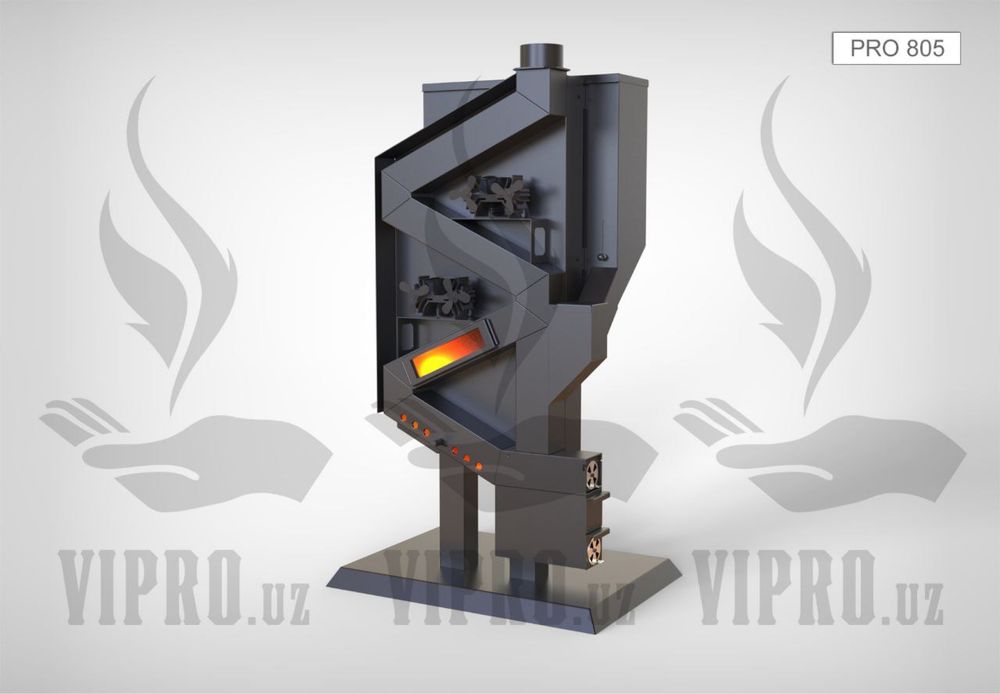 Печь для обогрева PRO-805,пеллетная печь,камин,котел,отопление