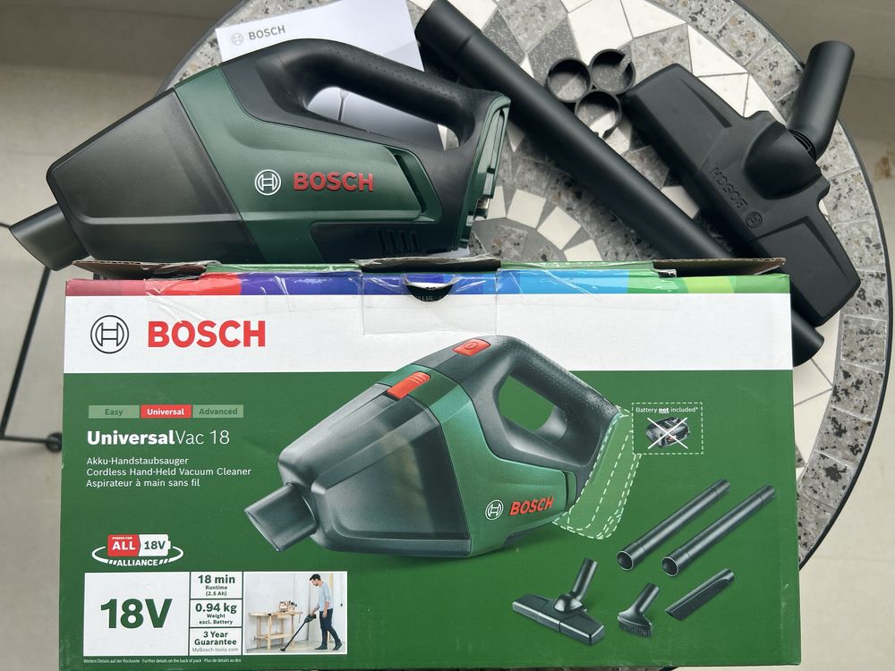 Безжична прахосмукачка Bosch UniversalVac 18 – В гаранция!