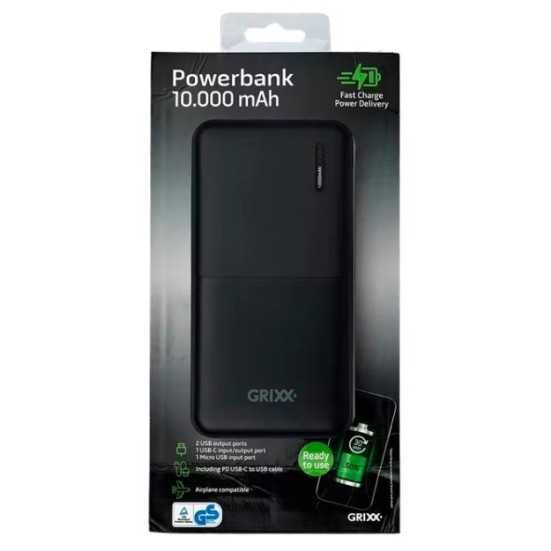 Powerbank Grixx 10 000 mAh