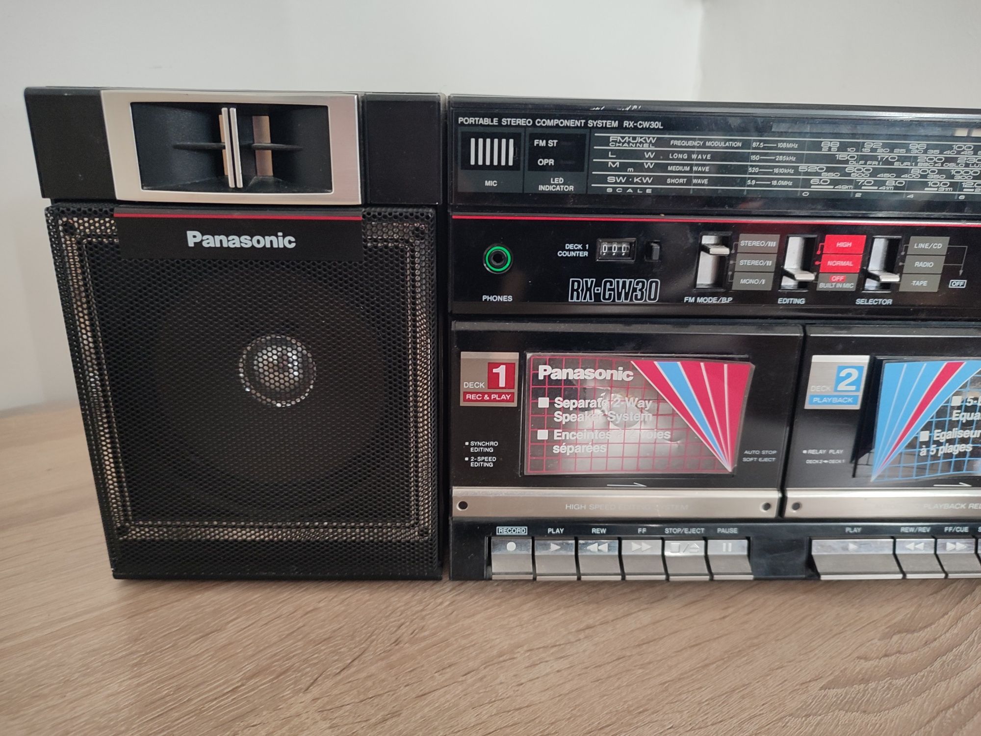 Panasonic RX-CW30L бумбокс касетофон