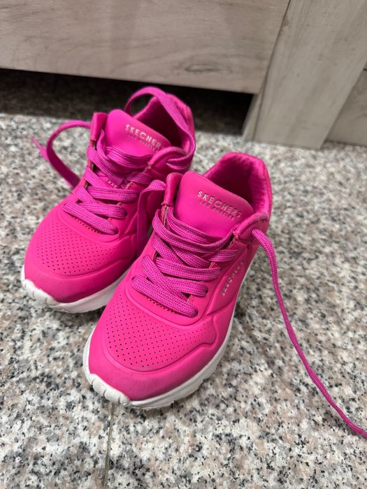 Детски кожени маратонки Skechers