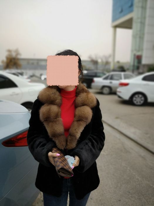 Норковая шуба. Очень теплый