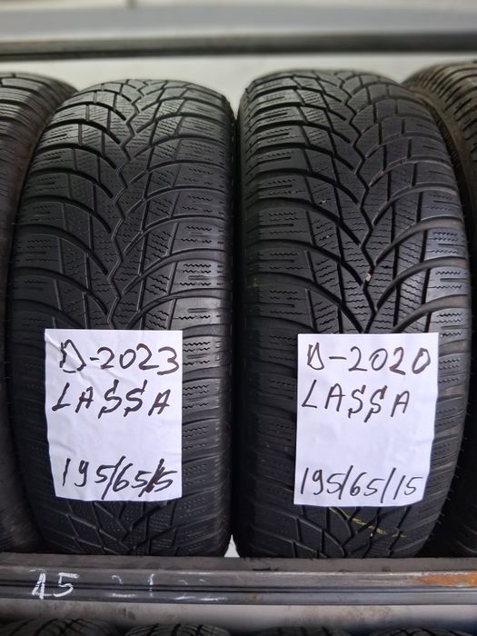 2× 195/65/15 M+S LASSA 2020 .Stare excelenta.