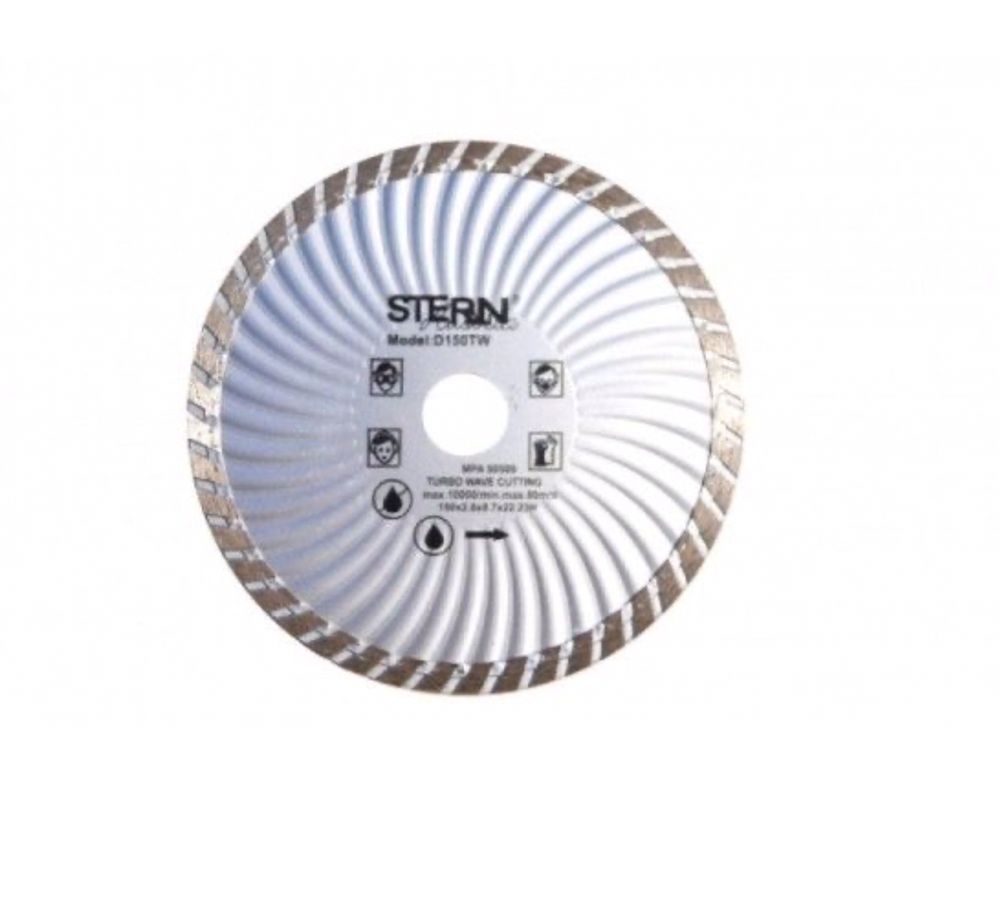 Disc diamantat Turbo Stern D150TW pentru polizor