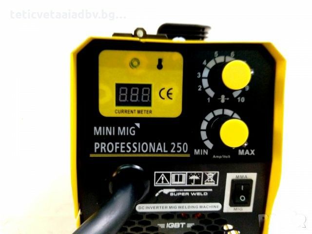250А MIG-MMA CO2 Инверторен телоподаващ апарат с електрожен