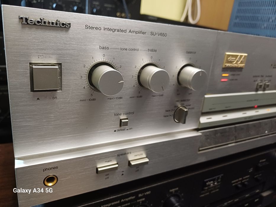 Technics su v650 amplificator stereo de colectie japan oldschool