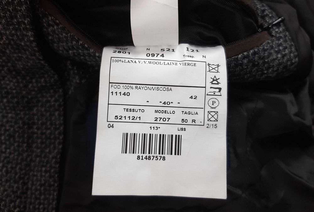 Boggi Milano - Оригинално мъжко сако размер 50 / M