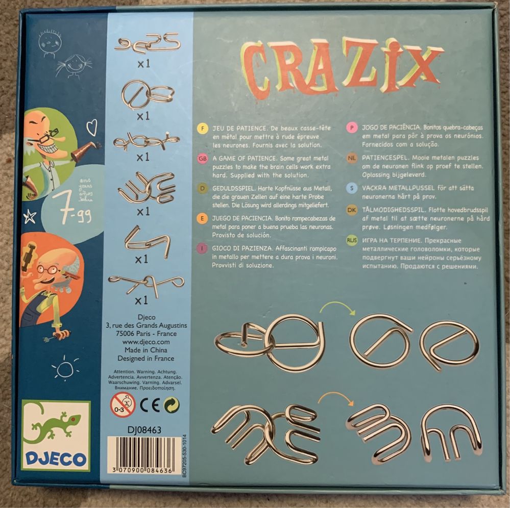 Забавна логическа игра -  Djeco - Crazix
