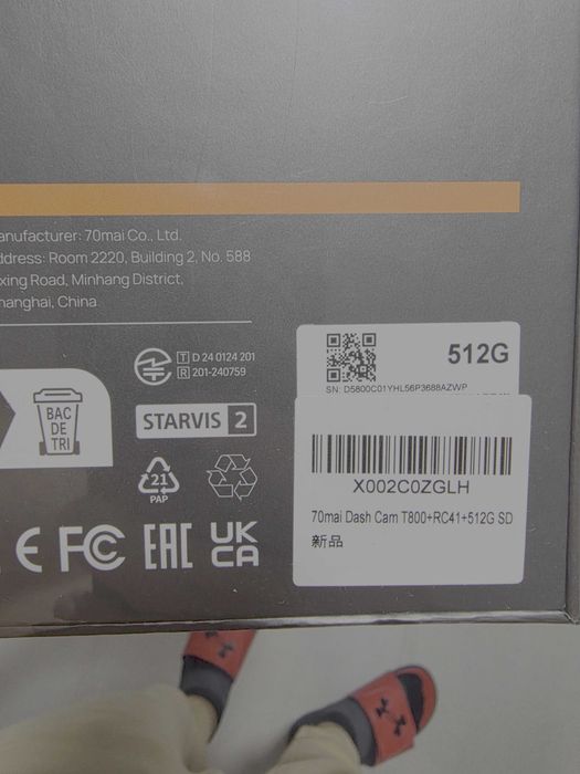 70mai Dash Cam 4K T800 3-Channel HDR Supercapacitor Front Rear Cabin