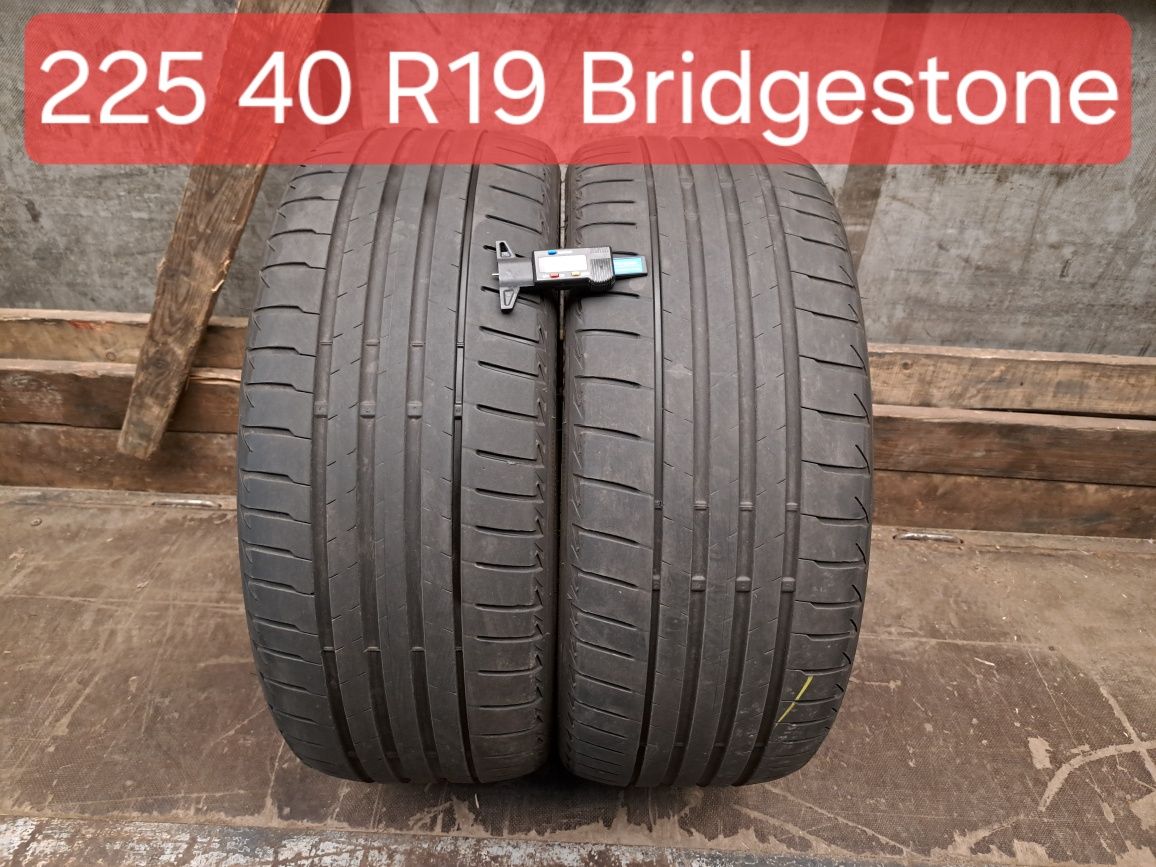 2 anvelope 225/40 R19 Bridgestone