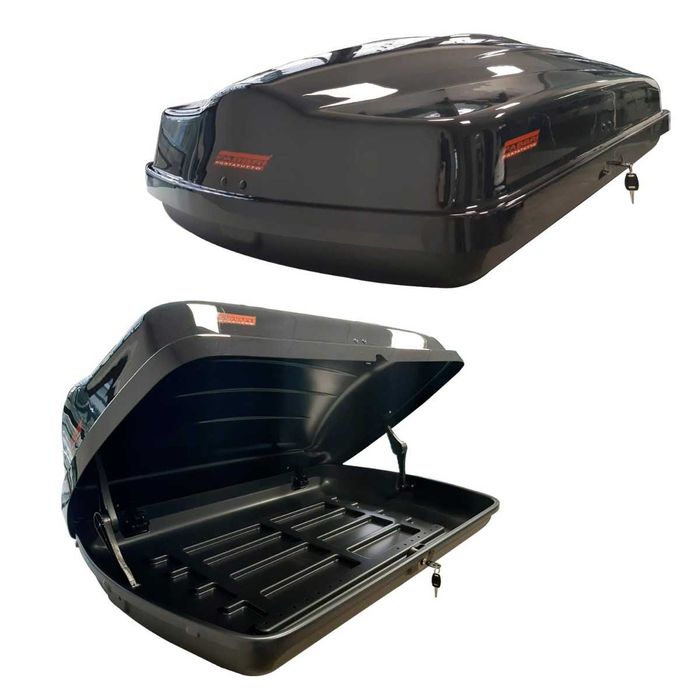 Cutie portbagaj Fabbri Nova 310 Negru Lucios, 126x78x35cm, 310 Litri