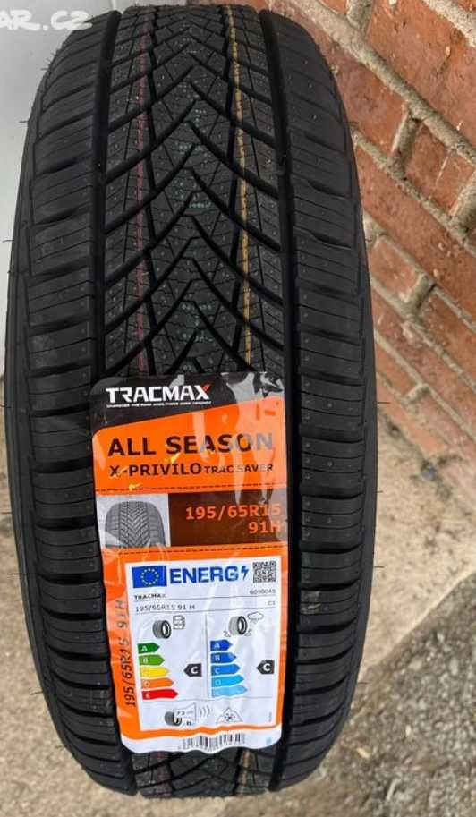 Всесезонни гуми TRACMAX 195/65 R15 91H  нов ДОТ 195/65/15 , 1956515