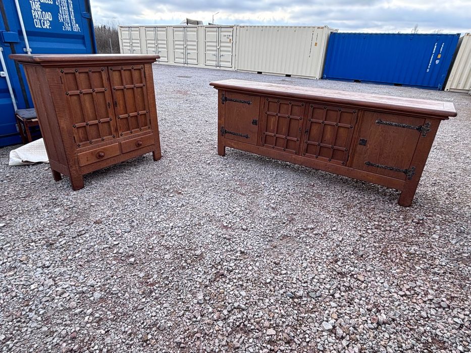 Масивен дървен комплект в античен стил