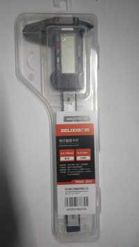 Subler electronic DELIXI display digital carbon 150mm+ baterie rezerva