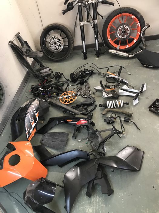 Ktm duke 390 2016 на части